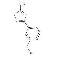 253273-90-4 3-(3-(bromomethyl)phenyl)-5-methyl-1,2,4-oxadiazole chemical structure