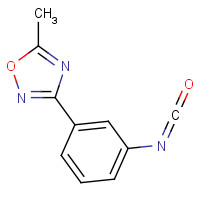 852180-69-9 3-(3-isocyanatophenyl)-5-methyl-1,2,4-oxadiazole chemical structure