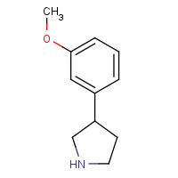 38175-35-8 3-(3-methoxyphenyl)pyrrolidine chemical structure