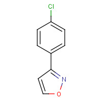 31301-39-0 3-(4-Chlorophenyl)-1,2-oxazole chemical structure