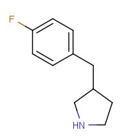 193220-17-6 3-(4-fluorobenzyl)pyrrolidine chemical structure