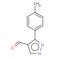 350988-62-4 3-(4-methylphenyl)-1H-pyrazole-4-carbaldehyde chemical structure