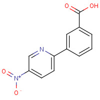 864075-95-6 3-(5-Nitropyridin-2-yl)benzoic acid chemical structure