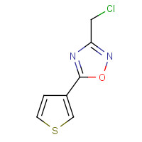 184970-24-9 3-(chloromethyl)-5-(3-thienyl)-1,2,4-oxadiazole chemical structure