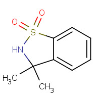 102362-98-1 3,3-Dimethyl-2,3-dihydro-1,2-benzothiazole 1,1-dioxide chemical structure
