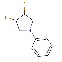 209625-77-4 3,4-Difluoro-1-phenylpyrrolidine chemical structure
