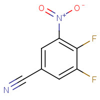 1119454-07-7 3,4-Difluoro-5-nitrobenzonitrile chemical structure
