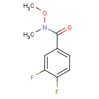 188345-25-7 3,4-Difluoro-N-methoxy-N-methylbenzamide chemical structure