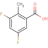 1003710-06-2 3,5-difluoro-2-methylbenzoic acid chemical structure