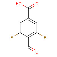 736990-88-8 3,5-Difluoro-4-formylbenzoic acid chemical structure