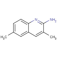 137110-39-5 3,6-Dimethyl-2-quinolinamine chemical structure