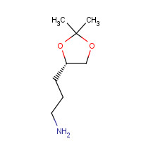 94944-63-5 3-[(4S)-2,2-Dimethyl-1,3-dioxolan-4-yl]-1-propanamine chemical structure