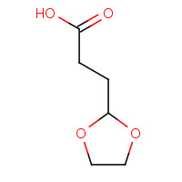 4388-56-1 3-[1,3]Dioxolan-2-yl-propionic acid chemical structure