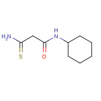 59749-95-0 3-amino-N-cyclohexyl-3-thioxopropanamide chemical structure