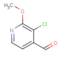 885167-89-5 3-Chloro-2-methoxyisonicotinaldehyde chemical structure