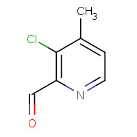 884495-43-6 3-Chloro-4-methyl-2-pyridinecarbaldehyde chemical structure