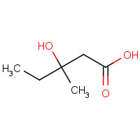 150-96-9 3-Hydroxy-3-methylpentanoic acid chemical structure
