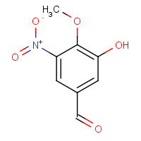 80547-69-9 3-hydroxy-4-methoxy-5-nitrobenzaldehyde chemical structure