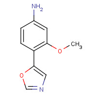 198821-79-3 3-Methoxy-4-(1,3-oxazol-5-yl)aniline chemical structure