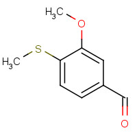 68885-46-1 3-methoxy-4-methylsulfanyl-benzaldehyde chemical structure