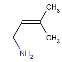 26728-58-5 3-methylbut-2-en-1-amine chemical structure