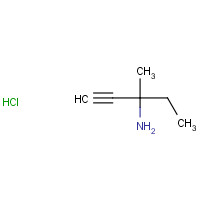 108575-32-2 3-Methylpent-1-yn-3-amine hydrochloride chemical structure
