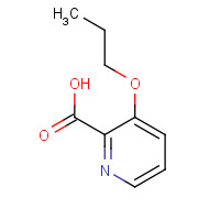 14440-94-9 3-Propoxypyridine-2-carboxylic Acid chemical structure