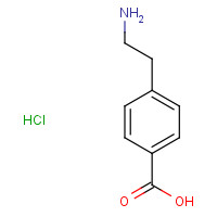 60531-36-4 4-(2-Aminoethyl)benzoic acid hydrochloride chemical structure