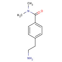885278-68-2 4-(2-Aminoethyl)-N,N-dimethylbenzamide chemical structure
