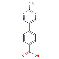 222987-21-5 4-(2-Aminopyrimidin-5-yl)benzoic acid chemical structure