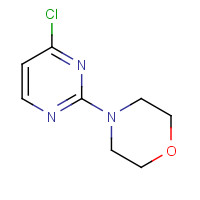 24192-96-9 4-(4-chloro-2-pyrimidinyl)morpholine chemical structure