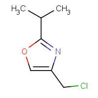 39624-97-0 4-(Chloromethyl)-2-isopropyl-1,3-oxazole chemical structure