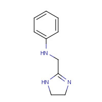 501-62-2 4,5-Dihydro-N-phenyl-1H-imidazole-2-methanamine chemical structure