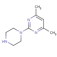 22746-09-4 4,6-dimethyl-2-(piperazin-1-yl)pyrimidine chemical structure