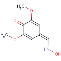 5032-13-3 4-[(Hydroxyamino)methylene]-2,6-dimethoxy-2,5-cyclohexadien-1-one chemical structure