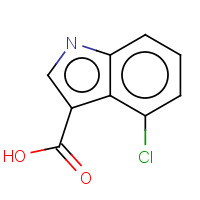 23872-36-8 4-Chloro-1H-indole-3-carboxylic acid chemical structure