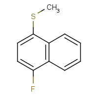 59080-17-0 4-Fluoro-1-naphthyl methyl sulfide chemical structure