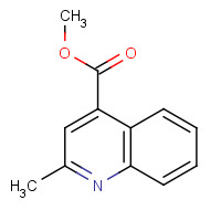 55625-40-6 4-quinolinecarboxylic acid, 2-methyl-, methyl ester chemical structure