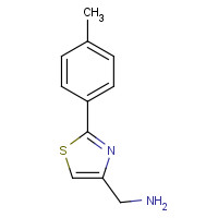 89152-86-3 4-thiazolemethanamine, 2-(4-methylphenyl)- chemical structure