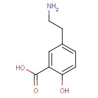 4900-26-9 5-(2-Aminoethyl)-2-hydroxybenzoic acid chemical structure