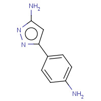 60706-60-7 5-(4-Aminophenyl)-2H-pyrazol-3-ylamine chemical structure