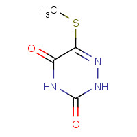 31697-20-8 5-(Methylthio)-6-azauracil chemical structure