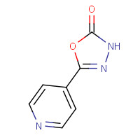 2845-82-1 5-(Pyridin-4-yl)-1,3,4-oxadiazol-2-ol chemical structure
