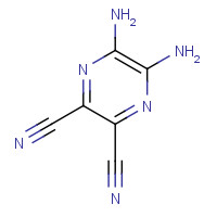 36023-58-2 5,6-diaminopyrazine-2,3-dicarbonitrile chemical structure