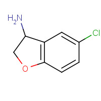 769-21-1 5-Chloro-2,3-dihydro-1-benzofuran-3-amine chemical structure