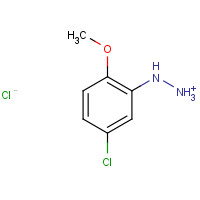 5446-16-2 5-Chloro-2-methoxyphenylhydrazine hydrochloride chemical structure