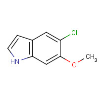 90721-60-1 5-Chloro-6-methoxy-1H-indole chemical structure