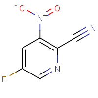 1033202-51-5 5-fluoro-3-nitropicolinonitrile chemical structure