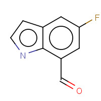 603306-52-1 5-Fluoro-indole-7-carboxaldehyde chemical structure