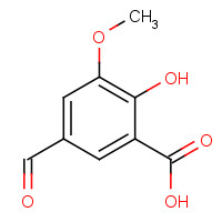 3507-08-2 5-Formyl-2-hydroxy-3-methoxybenzoic acid chemical structure